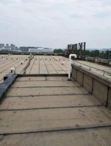 沪太路尚大国际 E 区利康集团屋面东方雨虹 SBS 带石英砂卷材防水