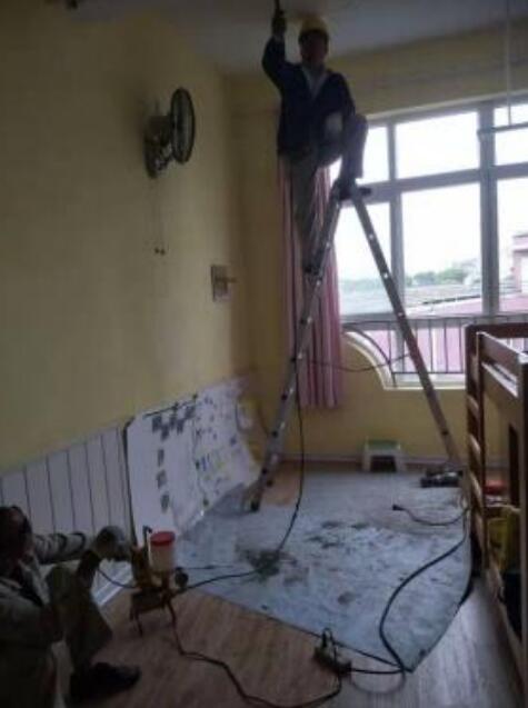 上海市凌云幼儿园屋面防水和注浆