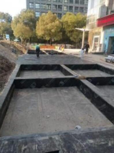 五角场财富广场屋面和地下室顶板防水