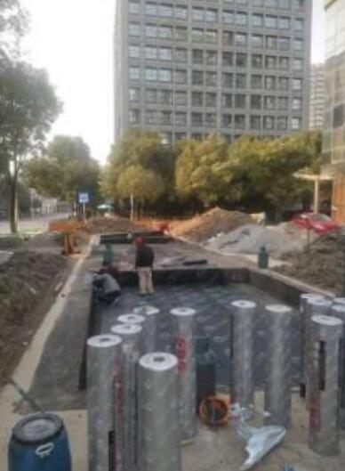五角场财富广场屋面和地下室顶板防水